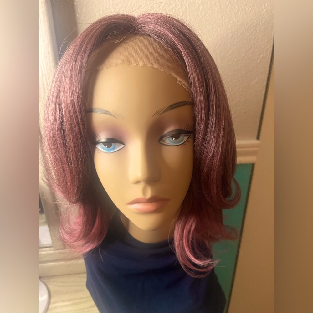 LORENZA WIG - Mauve Pink (Super soft synthetic)